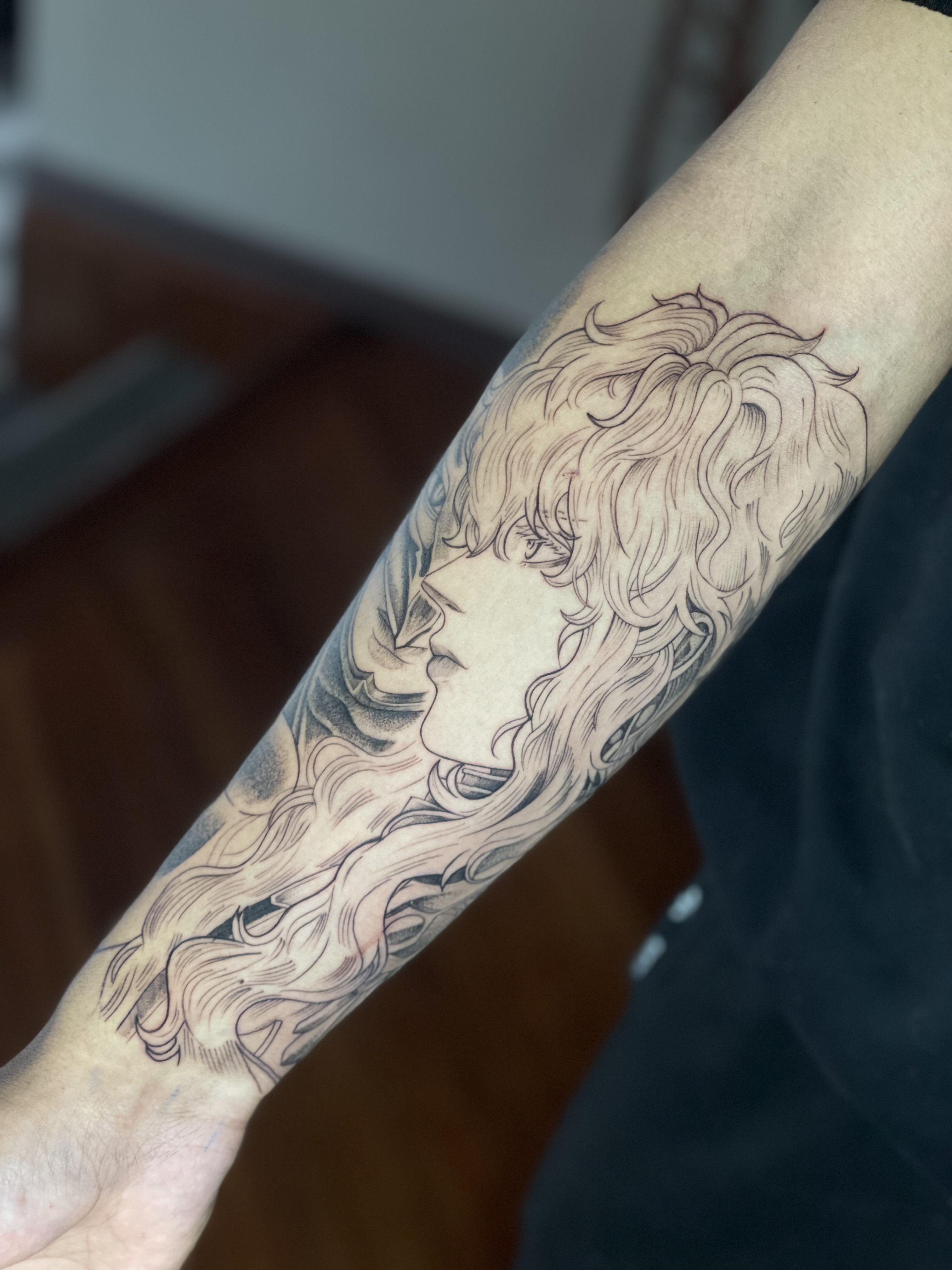 Griffit - Blackwork anime